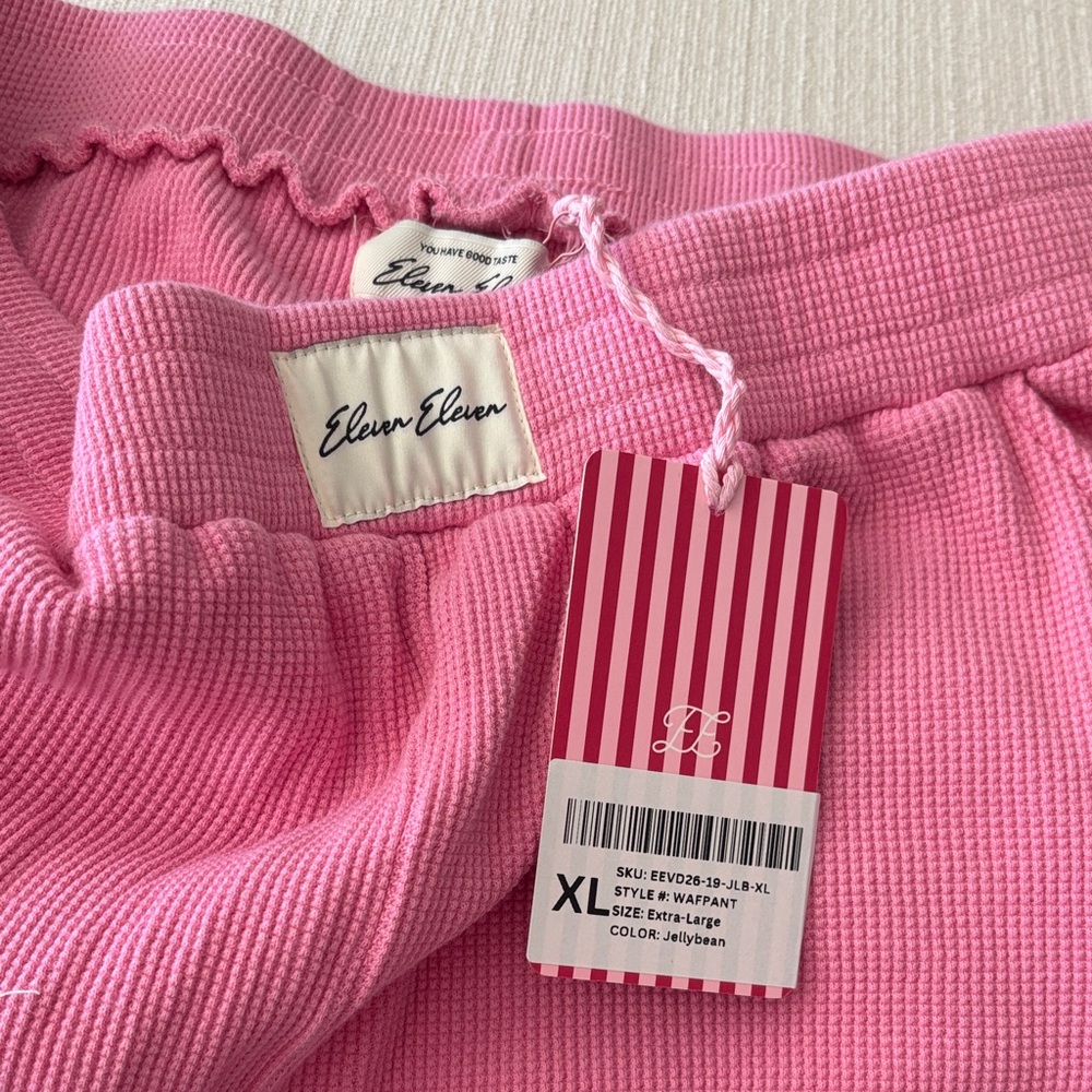 Eleven Eleven Jellybean Waffle Pants